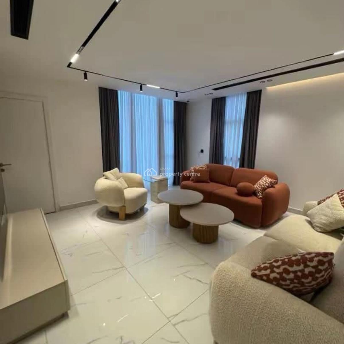 Executive Unfurnished 4 Bedroom, Airport Residential Area, Accra, House for Sale