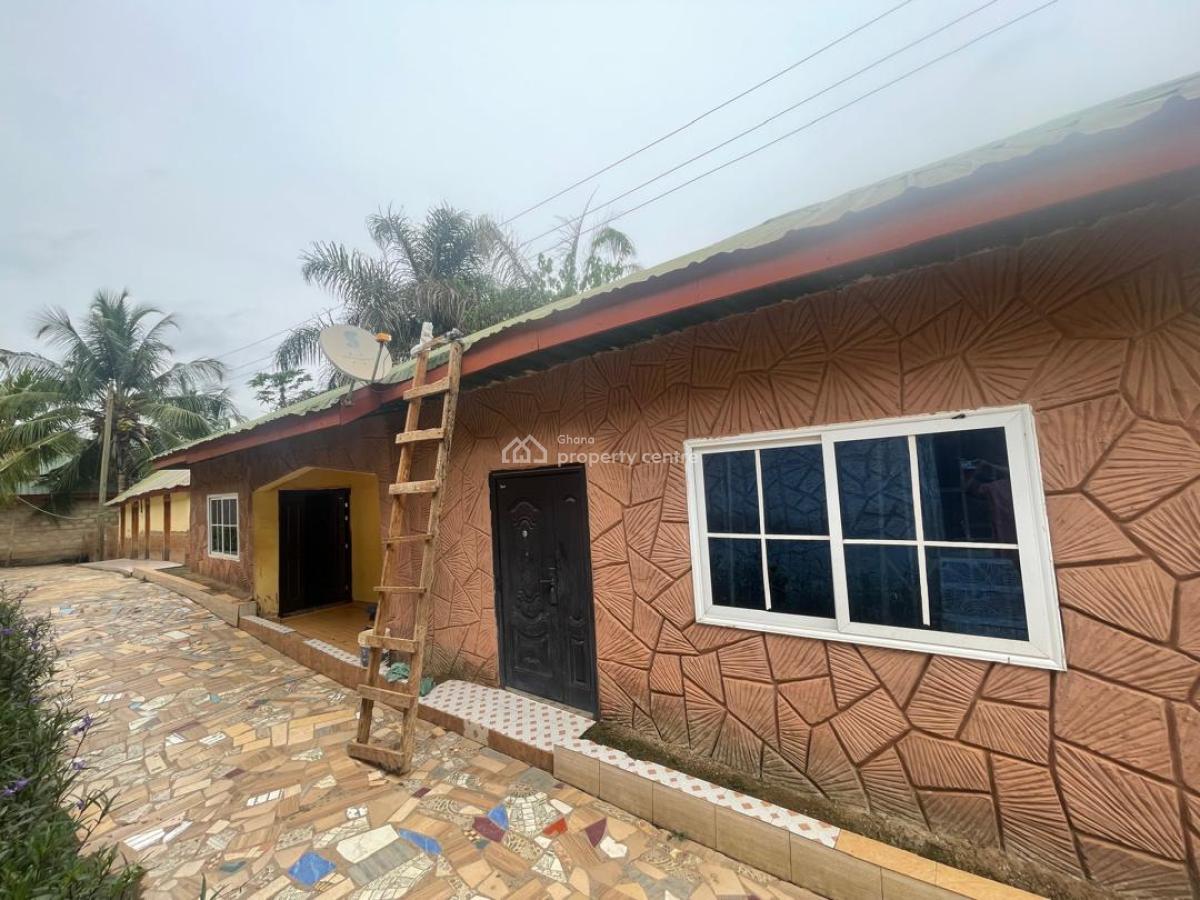 2 Acres of Land with 2 Storie Buildinds, 2 Boy Quarter  Etc, Estate Road- Asufufu, Sunyani Municipal, Brong Ahafo, Church for Sale