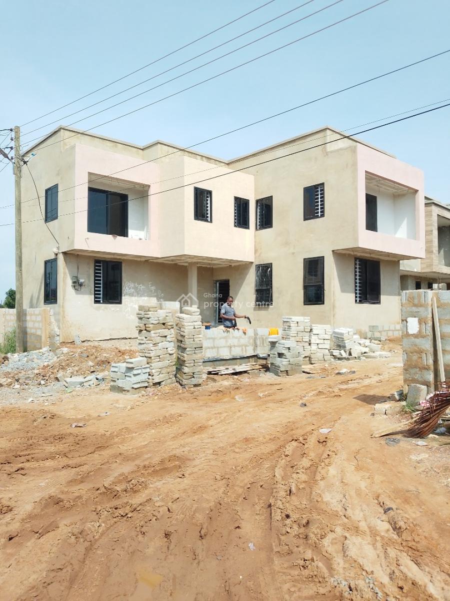 4 Bedroom House Under Construction. Make You Request Now B4 Completion, Spintex Baastona, Spintex, Accra, Detached Duplex for Sale