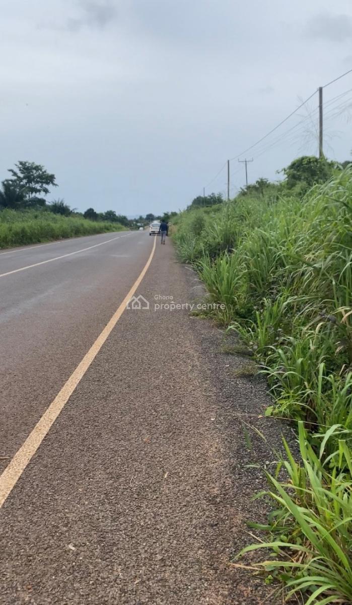 Registered 2 Acres(8 Plots) By Main Road, Safari Valley Junction ,asenema Water Falls Junction, Akuapim North, Eastern Region, Commercial Land for Sale