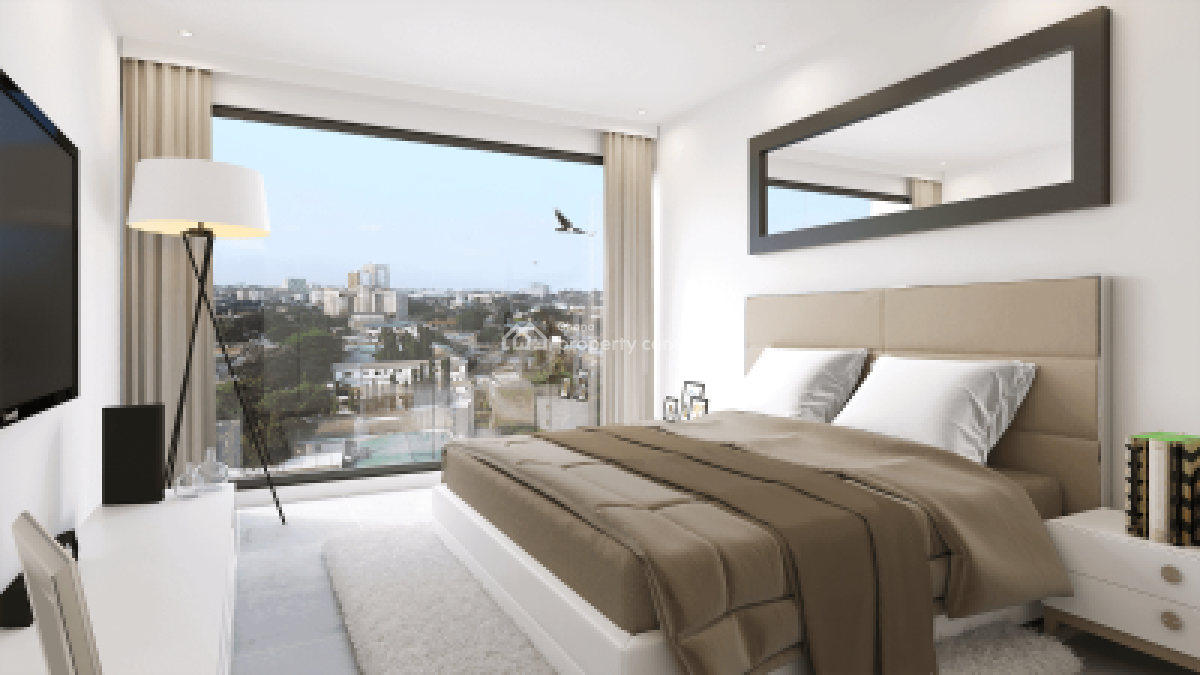 New 1 Bedroom Apartment with Sep Bedroom - Pool, Gym, Wifi, Cantonments, Accra, Apartment for Rent