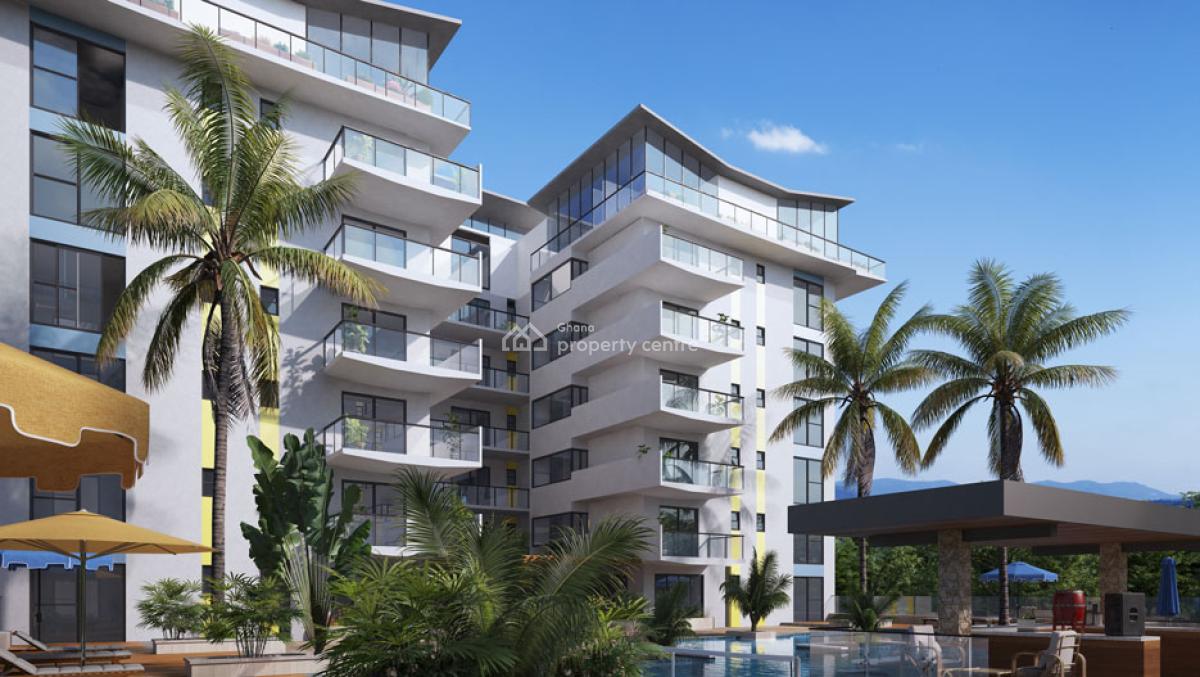 New 1 Bedroom Apartment with Sep Bedroom - Pool, Gym, Wifi, Cantonments, Accra, Apartment for Rent