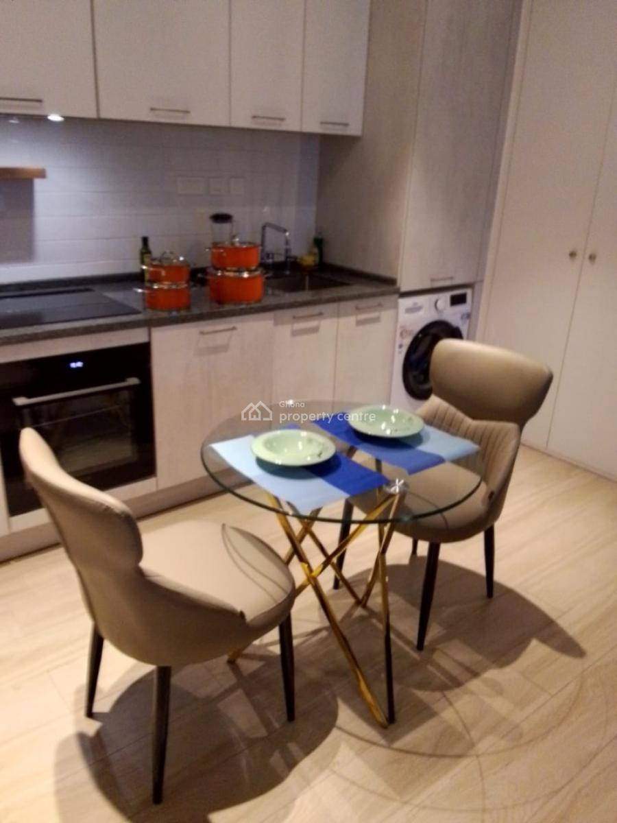 New 1 Bedroom Apartment with Sep Bedroom - Pool, Gym, Wifi, Cantonments, Accra, Apartment for Rent