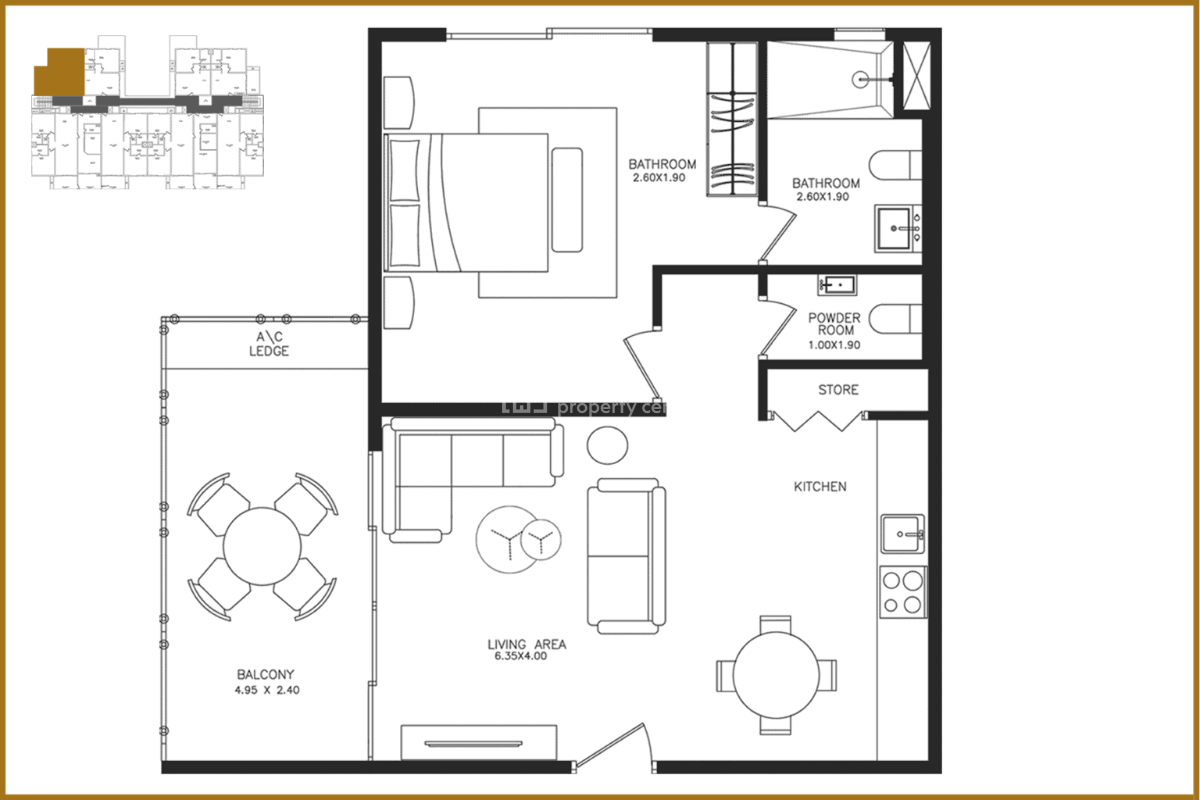 Ultra Modern 1-bedroom Apartment, Denya Pavillion, Cantonments, Accra, Apartment for Sale