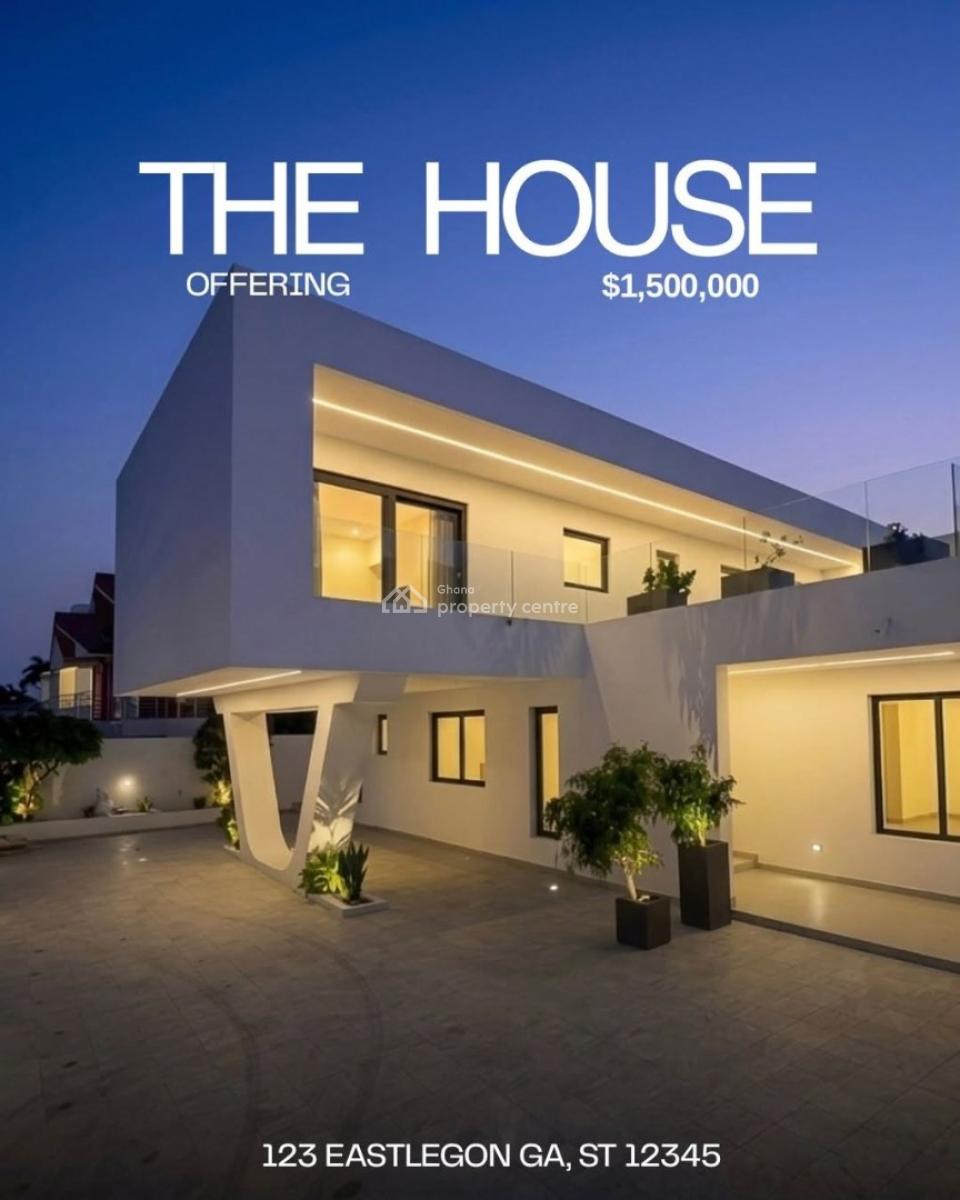 Executive 5 Bedroom, East Legon, Accra, House for Sale