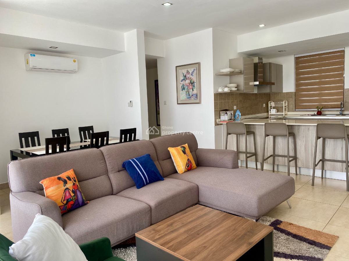 2 Bedroom Furnished Apartment, Kumi Court, La Tebu Street, Cantonments, Accra, Apartment for Rent
