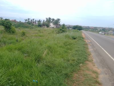 1.25 Acre Land (road Side) with Sea View at Prampram, Ningo-prampram Beach Road, Ningo Prampram District, Accra, Residential Land for Sale
