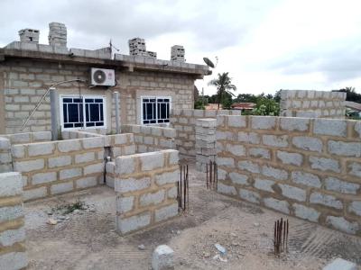 Registered 4brm Footings with Storey Foundatio N @ Kasoa, Blue Top, Awutu-senya East, Central Region, House for Sale