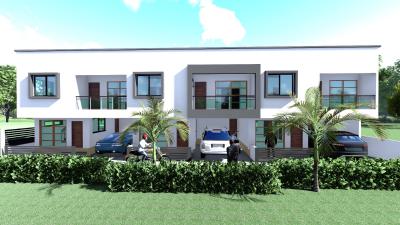 Terraced 2 Bedroom Duplex in a Mini Gated Community, Bush Road, Tse Addo, Accra, Terraced Duplex for Sale