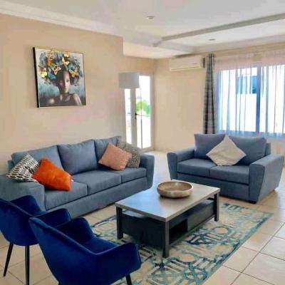 Furnished 2 Bedroom Apartment in a Gated Community with Swimming Pool, East Legon, Accra, Apartment for Rent