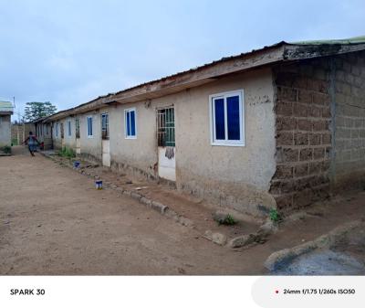 11 Completed Single Rooms with Porch + 3units of Unroofed Chamber&hall, Manhean Ablekuma, Ga East Municipal, Accra, House for Sale