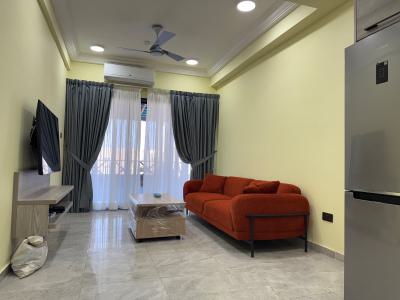 Furnished 1 Bedroom Apartment with Private Terrace and Gym, Tseaddo, East Airport, Airport Residential Area, Accra, Mini Flat for Rent