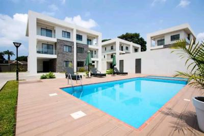 a Contemporary 4-bedroom Furnished Townhouse @ Airport, Airport Residential Area, Accra, Townhouse for Rent