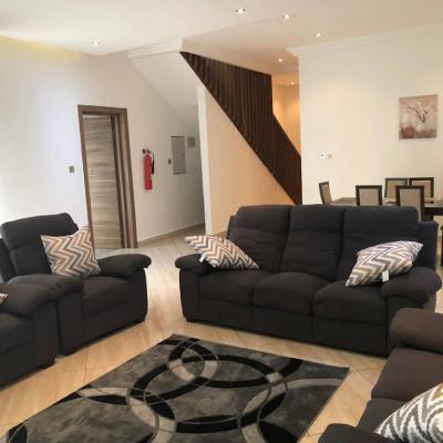 Fully Furnished 4 Bedroom Townhouse in a Gated Community, Adjiringanor, East Legon, Accra, Townhouse for Rent