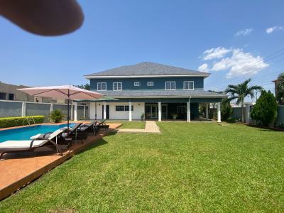 Elegant 5-bedroom Home with Pool in Ayi Mensah, Mensah Wood Avenue, Ayimensah, Adenta, Adenta Municipal, Accra, Townhouse for Sale