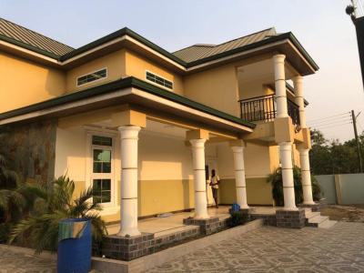 *new Fully Furnished & Titled 5brm Storey House on 2 Plots @ Amrahia,, Amrahia, Adenta Municipal, Accra, House for Sale