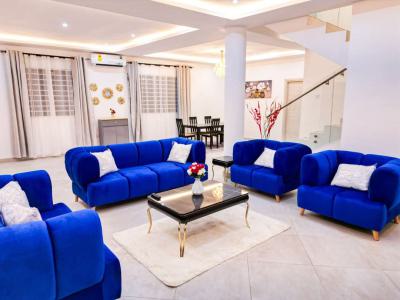 Fully Furnished 4 Bedroom Duplex All Ensuite House, Behind Despite Automobile, East Legon, Accra, House Short Let