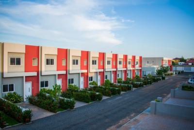 2 Bedroom Semi-furnished Terrace House, The Greens Estate, Community 25, Tema, Accra, Townhouse for Rent