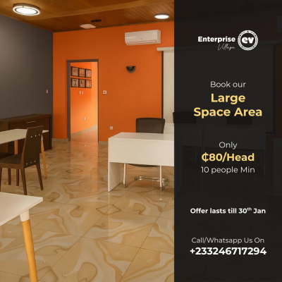 Event Space, No.7 Tunemate St, Dzorwulu, Accra, Conference / Meeting / Training Room for Rent