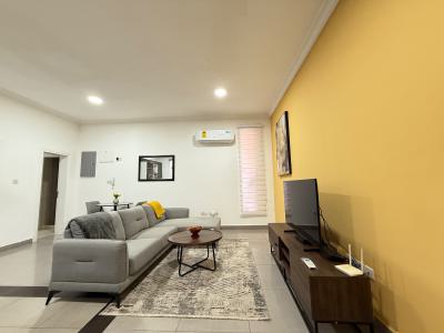 Furnished 1 Bedroom Apartment with Swimming Pool and Gym, Cantonments, Accra, Mini Flat for Rent