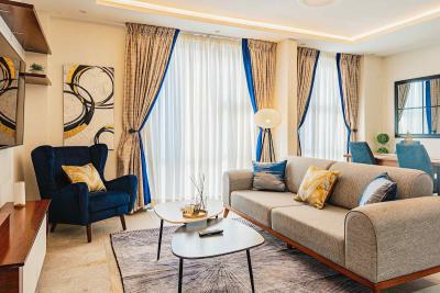 Furnished 1 Bedroom Apartment with Swimming Pool and Gym, Cantonments, Accra, Mini Flat for Rent