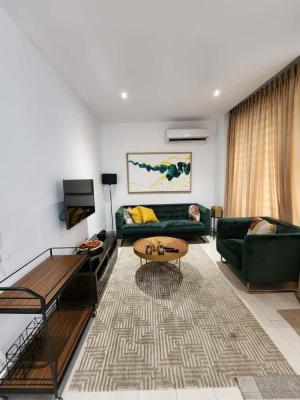 Furnished 1 Bedroom Apartment in a Gated Community with Swimming Pool, Cantonments, Accra, Mini Flat for Rent