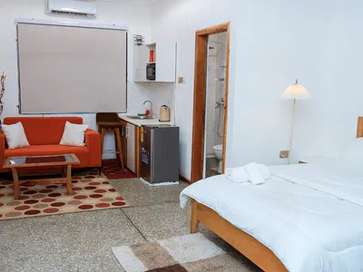 Fully Furnished 1 Bedroom Studio Apartments. Ready to Move in. — Oko Mileeko Street, East Legon, Accra