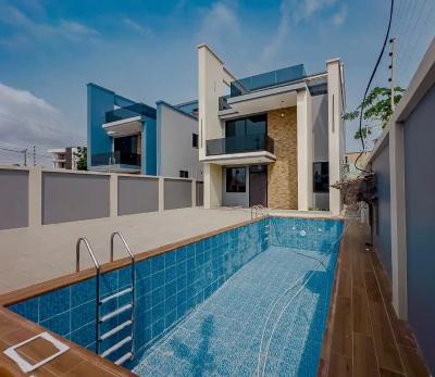4 Bedroom House with Swimming Pool and Rooftop Terrace, Mahama Road, East Airport, Airport Residential Area, Accra, Detached Duplex for Sale