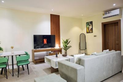 Furnished 2 Bedroom Apartment with Swimming Pool, West Airport, Airport Residential Area, Accra, Apartment for Rent