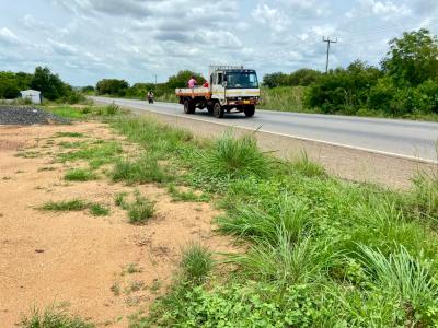 Roadside Land in Ada Toje on Accra--aflao Highway  4 Plots with 3-bedr, Ada Toje, Accra - Aflao Highway, Ada East, Accra, Commercial Land for Sale