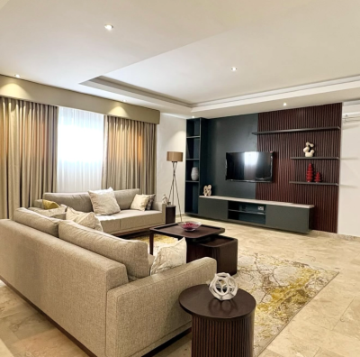 Furnished 3 Bedroom Duplex in a Gated Community with Swimming Pool, Cantonments, Accra, Detached Duplex for Rent