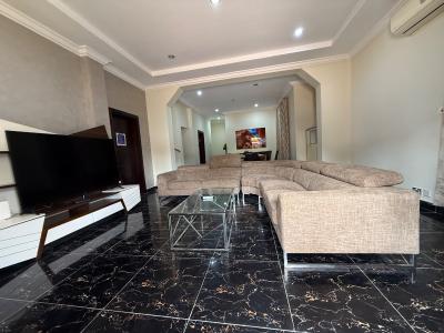 Furnished 4 Bed Duplex with Study in a Gated Community with Pool, North Ridge, Accra, Detached Duplex for Rent
