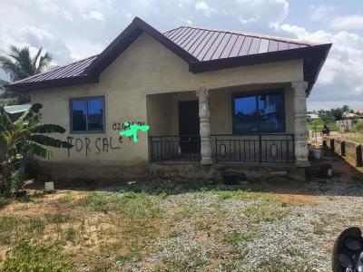 Registered and Roofed 3 Bedroom House, Buduburam, Kasoa, Awutu-senya East, Central Region, Detached Bungalow for Sale