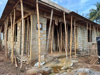 3 Bedroom Uncompleted House at Kasoa Nyanyano Dawa Behind Big Blue Res, Nyanyano Dawa, Kasoa, Awutu-senya East, Central Region, House for Sale