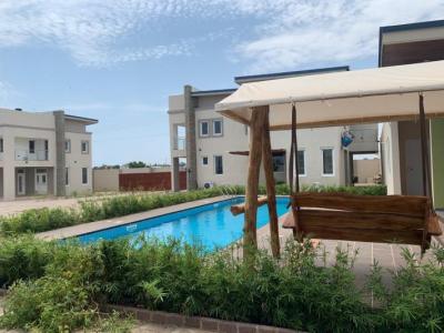 2 Bedroom Townhouse in a Gated Community with Swimming Pool and Gym, Tse Addo, Accra, Townhouse for Rent