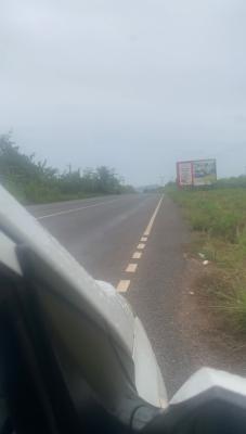 Registered 2 Acres(8 Plots) By Main Road, Safari Valley Junction ,asenema Water Falls Junction, Akuapim North, Eastern Region, Commercial Land for Sale