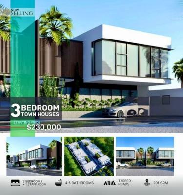 3 Bedroom Townhouse with Staff Quarters in a Gated Community