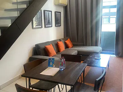 Modern Fully Furnished One Bedroom Duplex Apartment