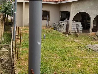 Roofed 4BRM + Storey Foundation for 2 Apartments, Anyaa