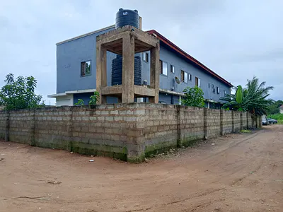 7BRM Storey with Outhouse & 6 Shops @ Opah, Amasaman
