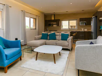Furnished 2 Bedroom Apartment with Swimming Pool and Gym — Airport Residential Area, Accra