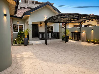3 Bedroom Furnished House with Boys Quarters — Sakumono Estate, Accra Metropolitan, Accra
