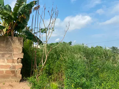 Residential Land with a Story Building Foundation on It — Awutu-Senya East, Central Region