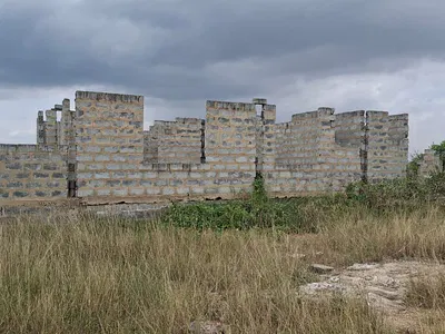 Half Plot of Land with Uncompleted 3-Bedroom House — Apolonia, Oyibi, Accra