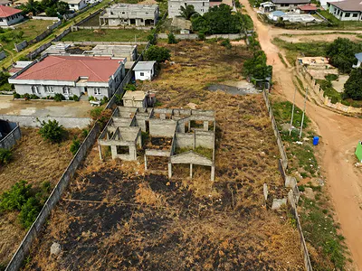Titled Commercial/Residential Land - Walled, Gated & Litigation-Free — Terrazzo Junction - Dawhenya, Near Ecg Substation & Accra - Aflao Road, Dawhenya, Tema, Accra