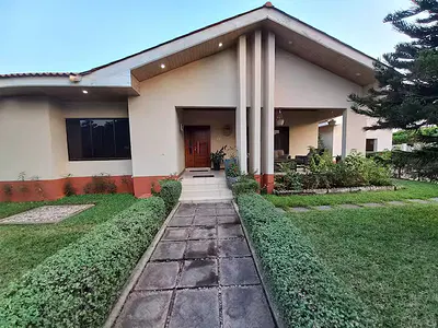 3 Bedroom Bungalow with 2 Bed Outhouse in a Gated Community with Pool — East Airport, Airport Residential Area, Accra