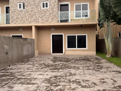 3 Bedroom Semi-Detached House with Large Compound — Manet Road, Spintex, Accra