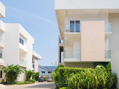 4 Bed Townhouse with Outhouse in a Gated Community with Swimming Pool — Cantonments, Accra