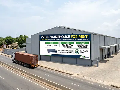 Warehouse — In Between Odokor and Kaneshie, Kaneshie, Accra