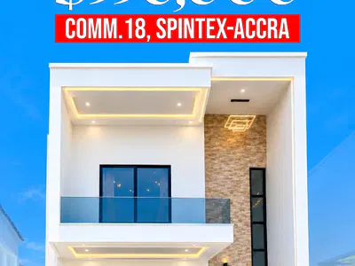 4 Bedroom Detached Duplex with Swimming Pool — Spintex, Accra